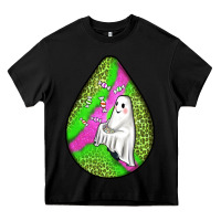Black halloween ghost teardrop Heavy Core Tee - BundleAndBundleShop