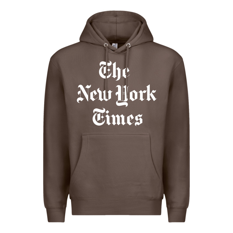 New York Times Premium Hoodie by DesigneFamous | Teevron
