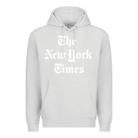 Dove Grey new york times Premium Hoodie - DesigneFamous
