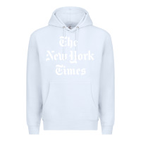 White new york times Premium Hoodie - DesigneFamous