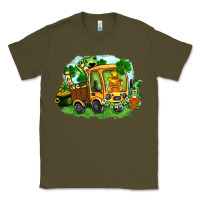 Army Green truck saint patricks day Classic Tee - FaDigitalArtStudio