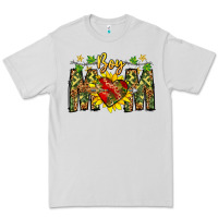 Dove Grey boy mom Premium Tee - CowhideDigitalArt
