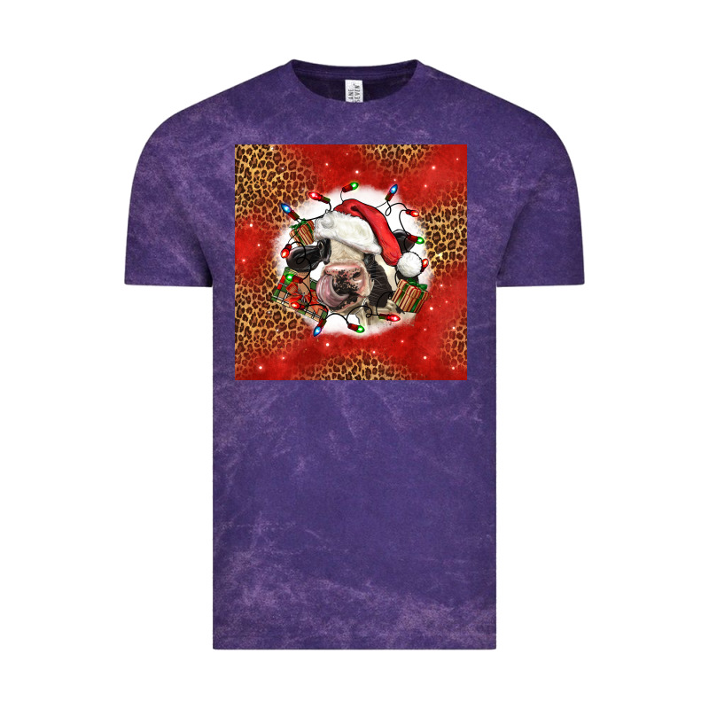 Christmas Cow Vintage Tee by LillyAllenDesigns | Teevron