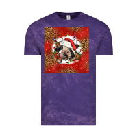 Cloud Purple christmas cow Vintage Tee - LillyAllenDesigns