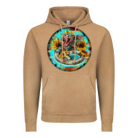 Vintage Camel rattlesnake and sunflower Vintage Hoodie - BarkalooDesign