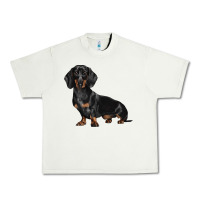 Pistachio Dachshund Dog Illustrations Urban Heavy Tee - LillyAllenDesigns