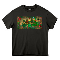 Asphalt merry christmas license plate Heavy Core Tee - BundleAndBundleShop