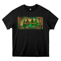 Black merry christmas license plate Heavy Core Tee - BundleAndBundleShop