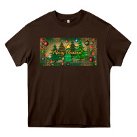 Merry Christmas License Plate Heavy Core Tee | Teevron