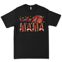 Black football mama Premium Tee - CowhideDigitalArt