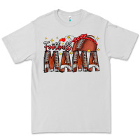 Dove Grey football mama Premium Tee - CowhideDigitalArt