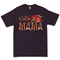 Plum football mama Premium Tee - CowhideDigitalArt
