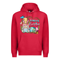 Cardinal happy easter bunny gnome Premium Hoodie - BarkalooDesign
