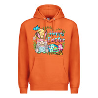 Carrot happy easter bunny gnome Premium Hoodie - BarkalooDesign