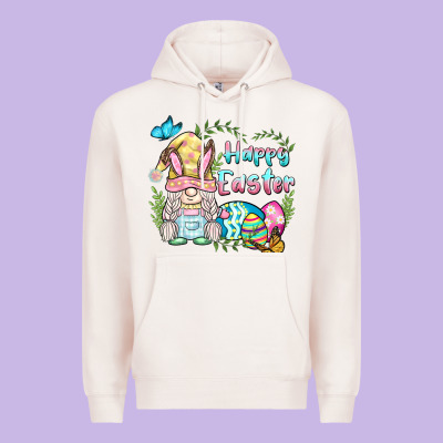 Happy Easter Bunny Gnome Premium Hoodie Designed By Barkaloodesign