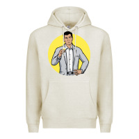 Oatmeal Heather sterling archer Premium Hoodie - DesigneFamous