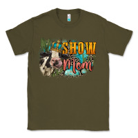 Army Green Show mom cow Mother's Day Classic Tee - FaDigitalArtStudio