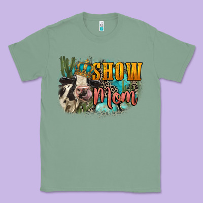 Show Mom Cow Mother's Day Classic Tee Designed By Fadigitalartstudio