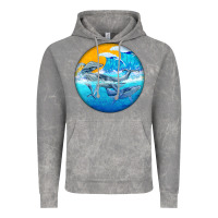 Cloud Rock humpback whale Vintage Hoodie - BarkalooDesign