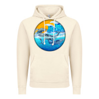 Vintage Artic humpback whale Vintage Hoodie - BarkalooDesign
