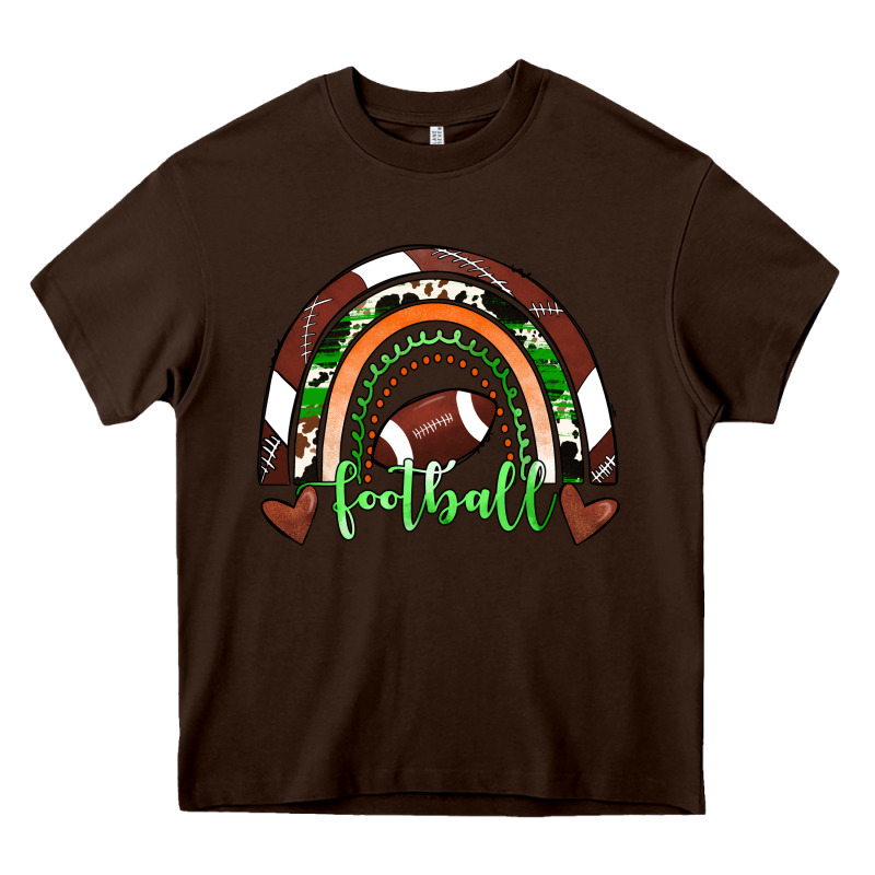 Football Rainbow Heavy Core Tee by RanaPortraitStore | Teevron