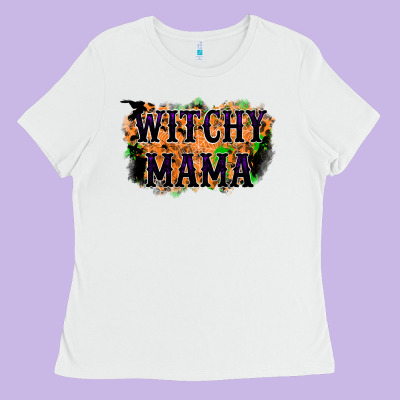 Witchy Mama Ladies Tee Designed By Racoondesign