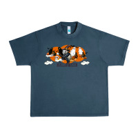 Midnight Navy Hallowen Panda Urban Heavy Tee - LillyAllenDesigns
