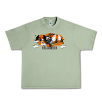 Oil Green Hallowen Panda Urban Heavy Tee - LillyAllenDesigns