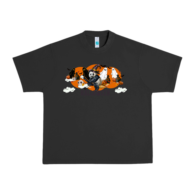 Hallowen Panda Urban Heavy Tee by LillyAllenDesigns | Teevron