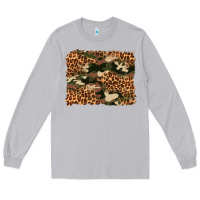 Moon Dust camouflage and leopard background Long Sleeve Tee - Artiststas