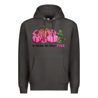 Smoke in october we wear pink pumpkin and sunflowers Premium Hoodie - RanaPortraitStore