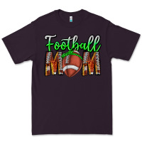 Plum football mom Premium Tee - CowhideDigitalArt