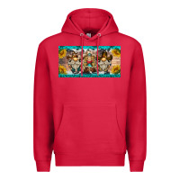 Cardinal western gnome license plate Premium Hoodie - BarkalooDesign