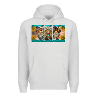 Dove Grey western gnome license plate Premium Hoodie - BarkalooDesign