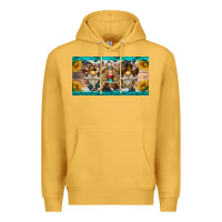 Mustard western gnome license plate Premium Hoodie - BarkalooDesign