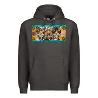 Smoke western gnome license plate Premium Hoodie - BarkalooDesign