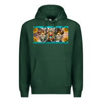 Sports Green western gnome license plate Premium Hoodie - BarkalooDesign