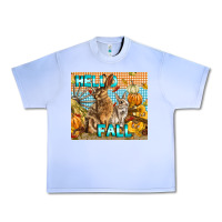 Grape Ice Hello Fall Rabbit Urban Heavy Tee - LillyAllenDesigns
