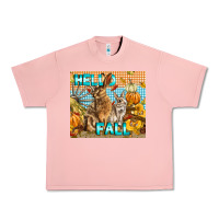 Salmon Hello Fall Rabbit Urban Heavy Tee - LillyAllenDesigns