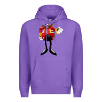 Purple doctor eggman Premium Hoodie - DesigneFamous