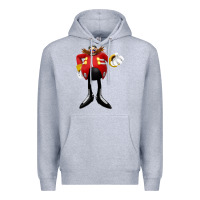 Heather Grey doctor eggman Premium Hoodie - DesigneFamous