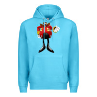 Ocean Blue doctor eggman Premium Hoodie - DesigneFamous