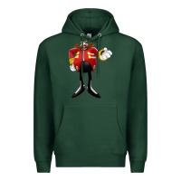 Sports Green doctor eggman Premium Hoodie - DesigneFamous