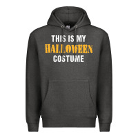 Charcoal Heather this is my halloween costume Premium Hoodie - DesigneFamous