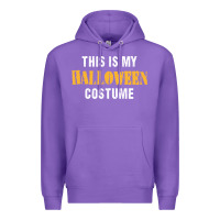 Purple this is my halloween costume Premium Hoodie - DesigneFamous