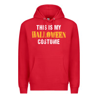 Red this is my halloween costume Premium Hoodie - DesigneFamous