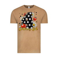 Vintage Camel ladybug birthday girl age 4 Vintage Tee - LillyAllenDesigns
