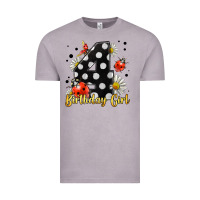 Vintage Zinc ladybug birthday girl age 4 Vintage Tee - LillyAllenDesigns
