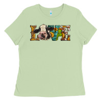 Matcha Western Love Holstein Cow Ladies Tee - LillyAllenDesigns