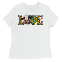 White Western Love Holstein Cow Ladies Tee - LillyAllenDesigns